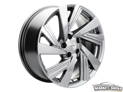 Khomen KHW1801 (Tiguan/Kodiaq) 7.5 x 18 5*112 Et:43 Dia:57.1 Gray