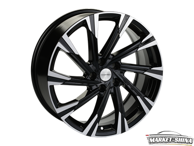 Khomen KHW1901 (Outlander) 7.5 x 19 5*114.3 Et:38 Dia:67.1 Black-FP