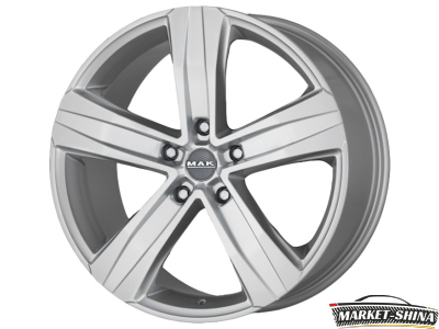 MAK Stone 5 7.5 x 18 5*108 Et:45 Dia:63.4 Silver