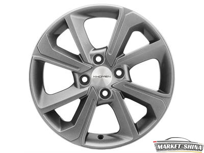 Khomen KHW1501 (Vesta/Almera) 6 x 15 4*100 Et:50 Dia:60.1 G-Silver